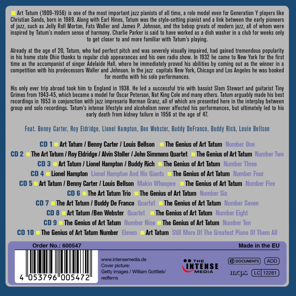 Original Albums - Milestones of a Jazzlegend (10x CD)