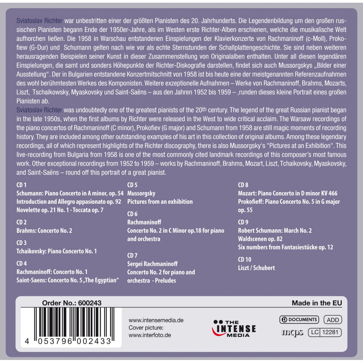 Richter - 10 Original Albums Richter - 10 Original Albums