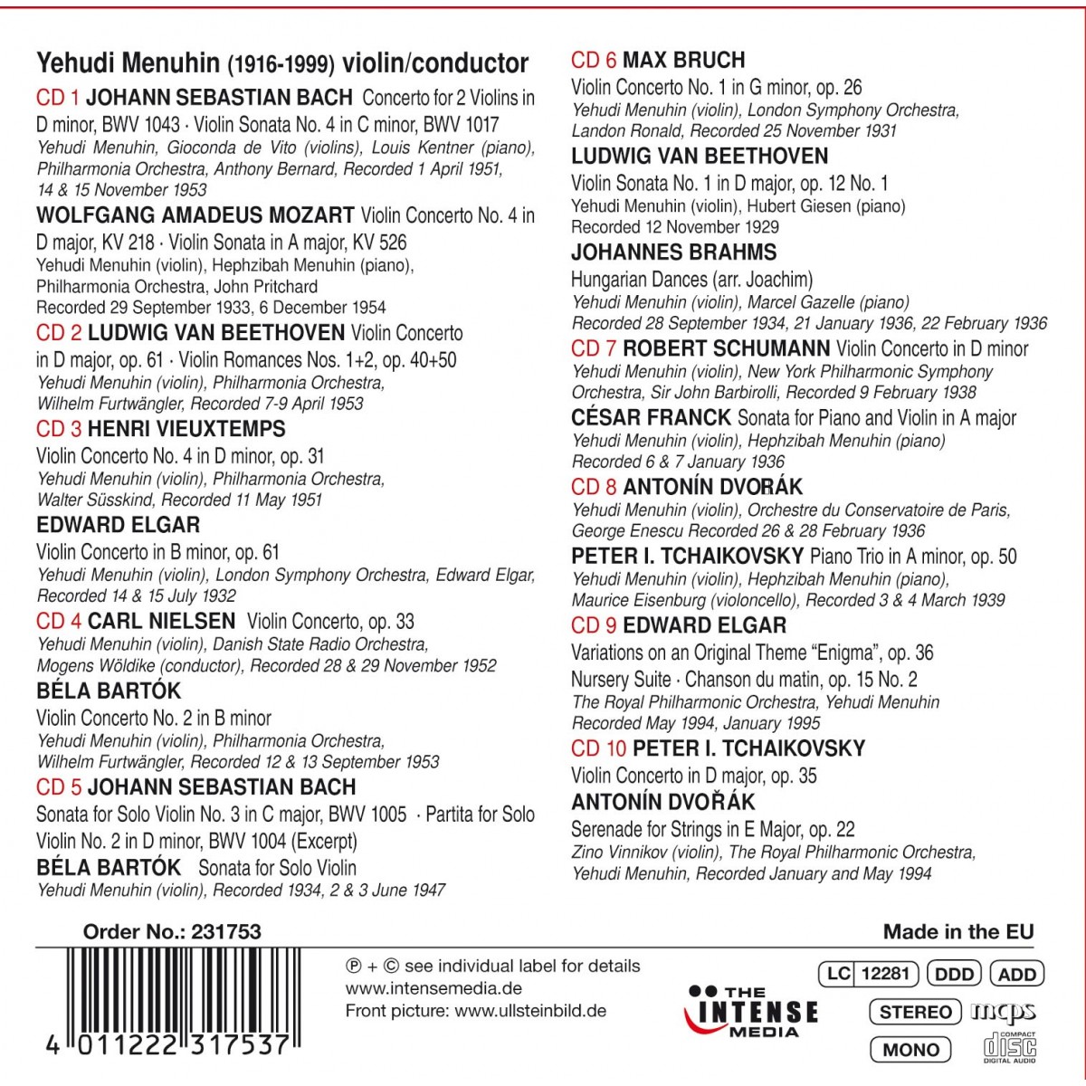 Complete Piano Works (13x CD) Complete Piano Works (13x CD)