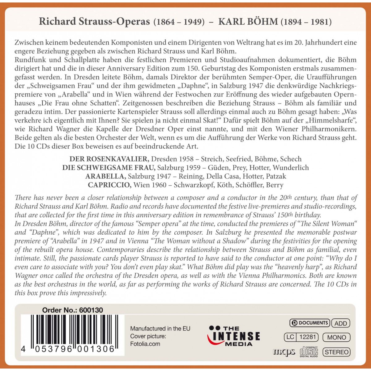 Complete Recordings of the Operas