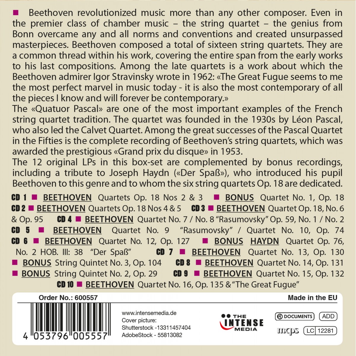The Complete Beethoven Quartets
