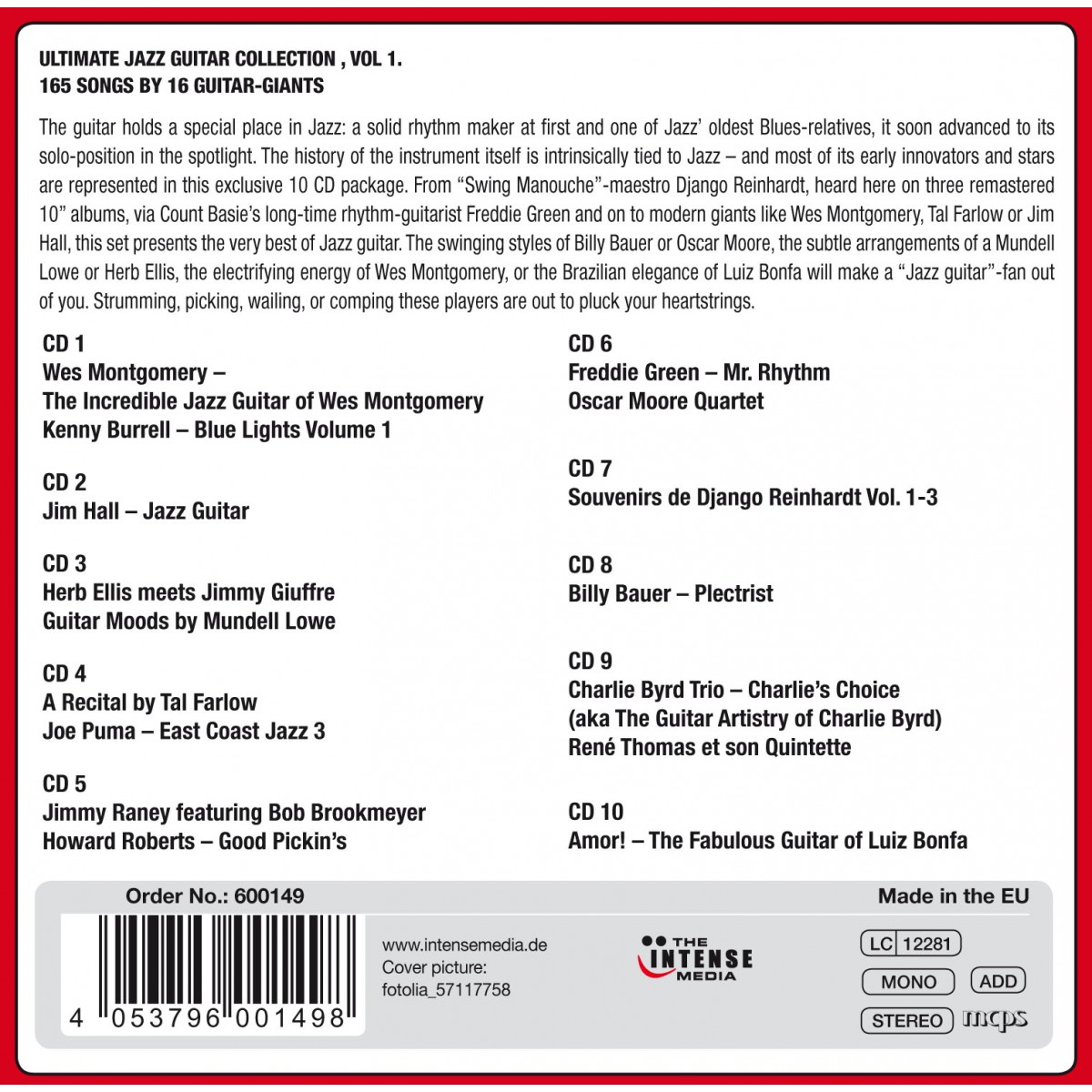 Ultimate Jazz Guitar Collection (10x CD)