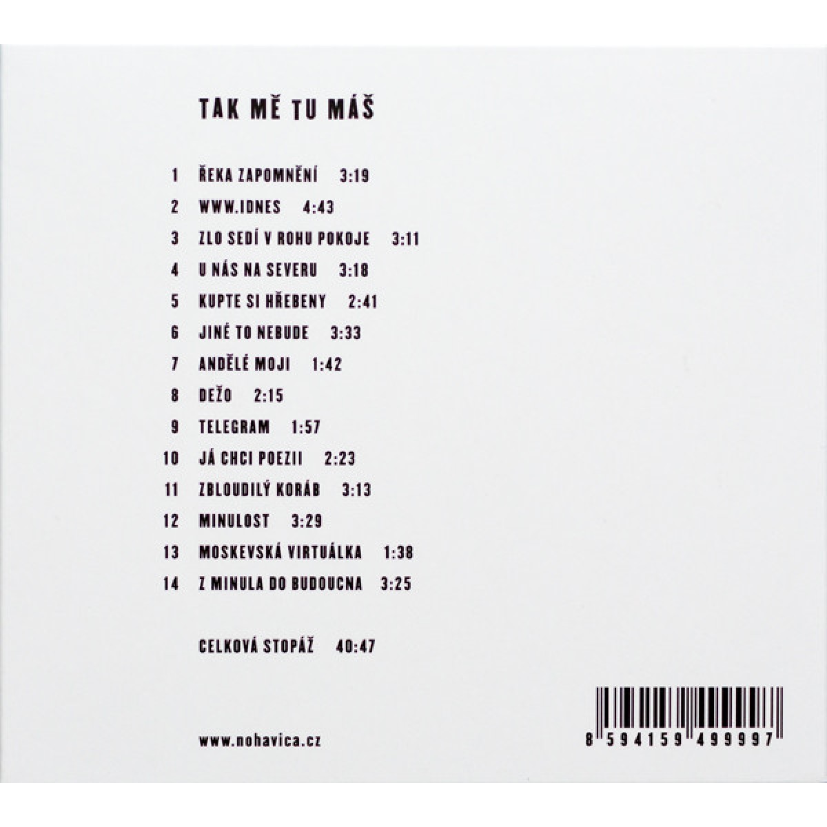 Tak mě tu máš / DIGIPACK Tak mě tu máš / DIGIPACK