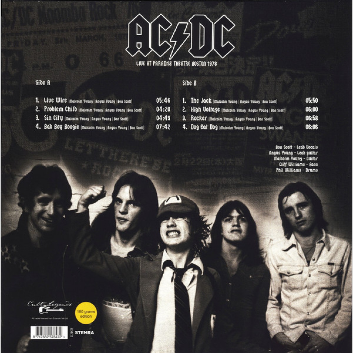 Best of Live at Paradise Theatre Boston 1978 Best of Live at Paradise Theatre Boston 1978