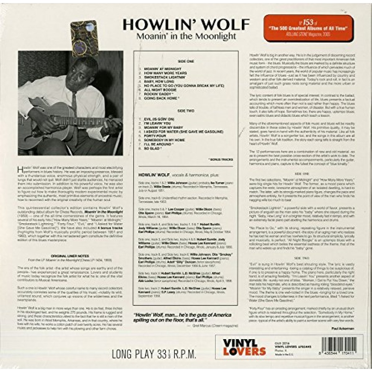 Moanin In The Moonlight (CD+LP)