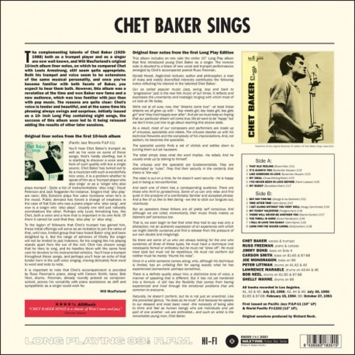 Sings (Picture vinyl)