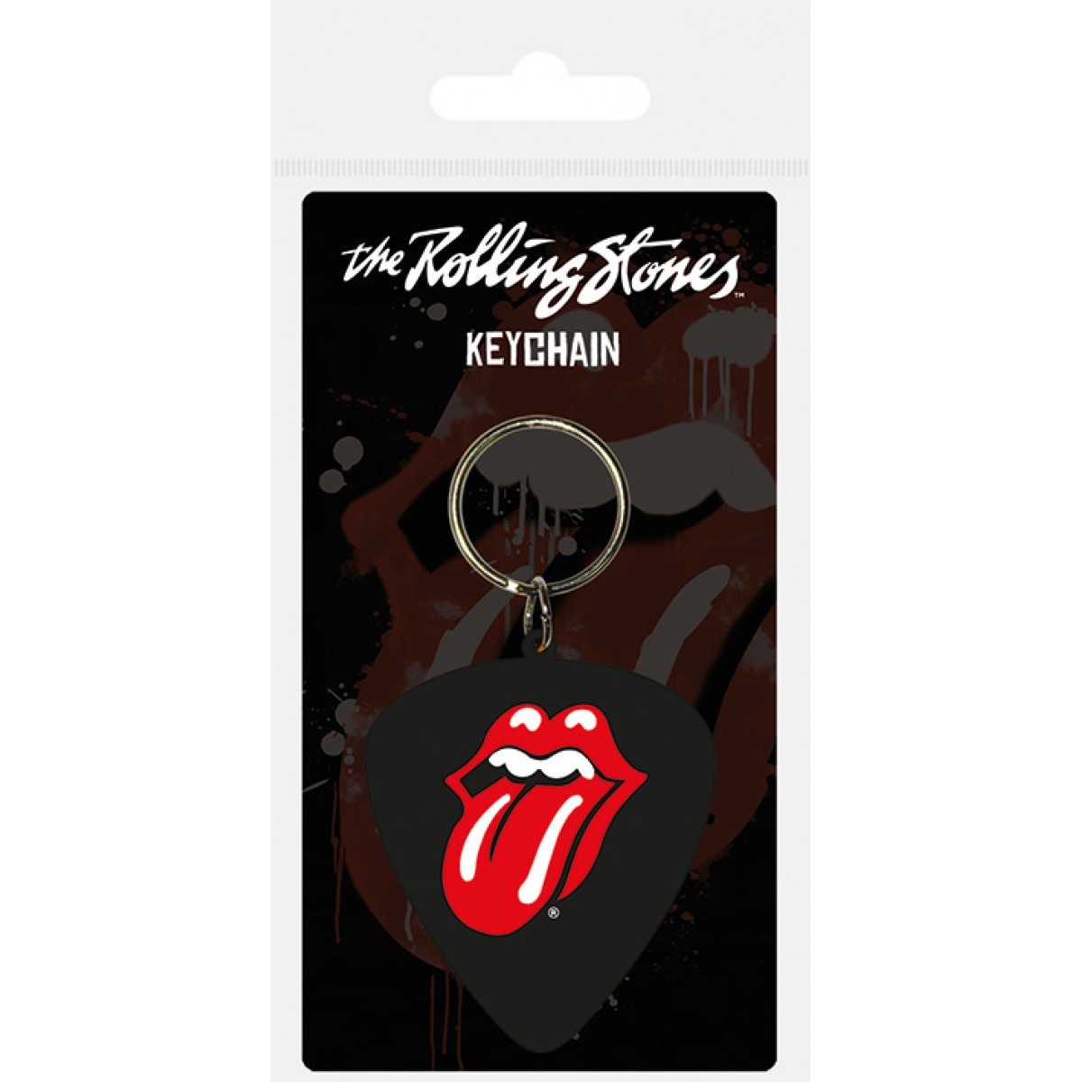Klíčenka Rolling Stones - Jazyk trsátko / gumová