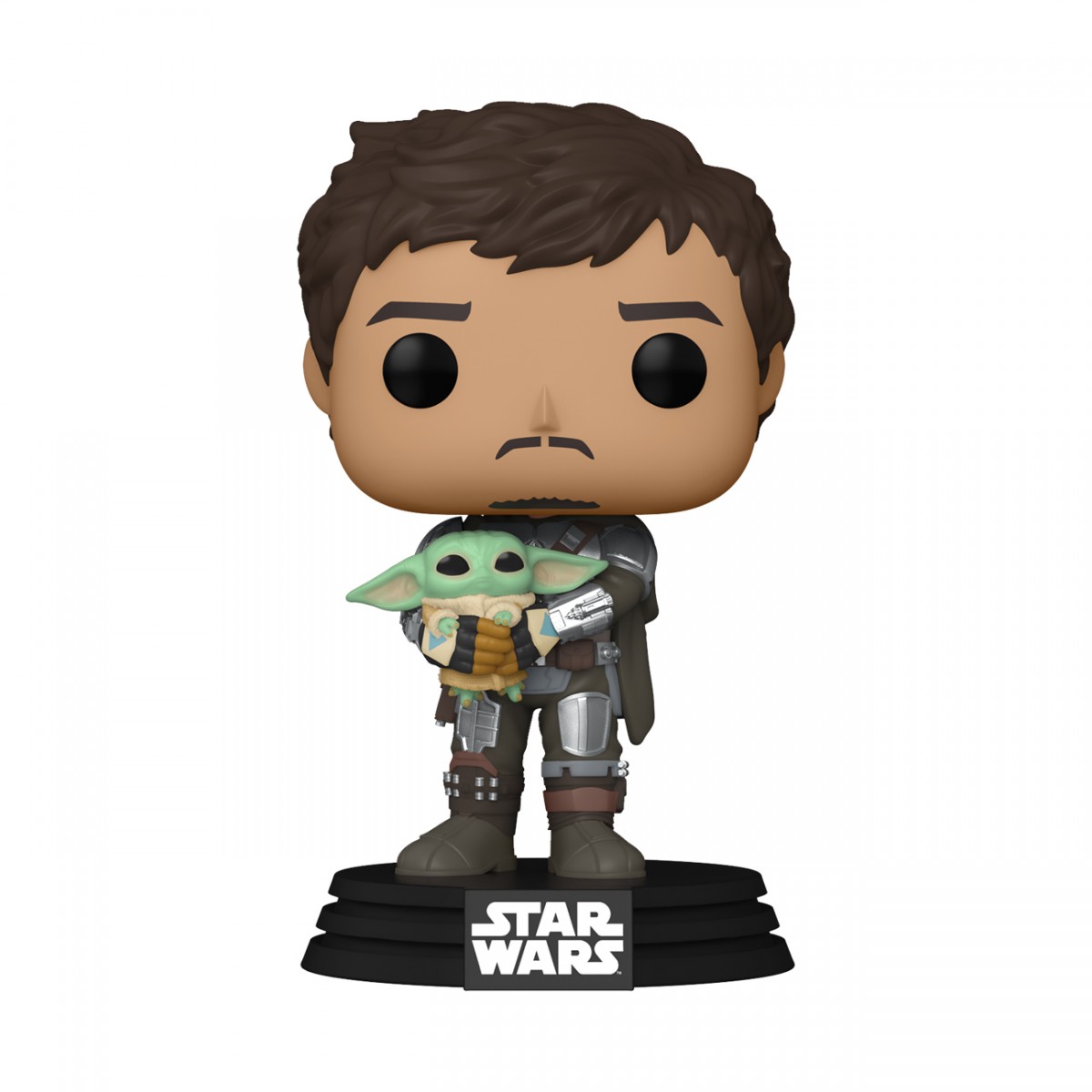 Figurka Funko POP: Star Wars Mandalorian S6 - Mando Holding Child