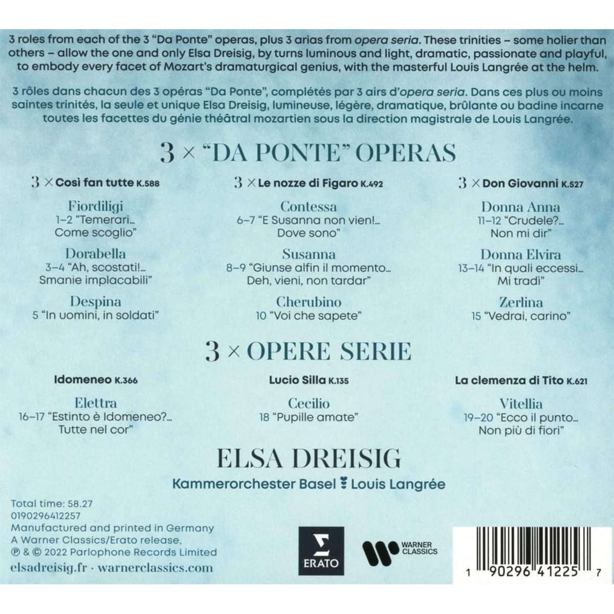 Mozart x 3 Opera Arias Mozart x 3 Opera Arias
