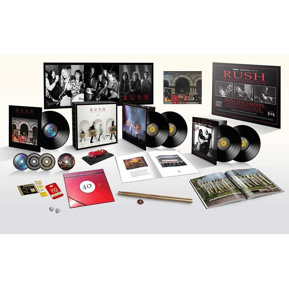 Moving Pictures (40th Anniversary) (Super Deluxe) (5x LP + 3x CD + Blu-ray)
