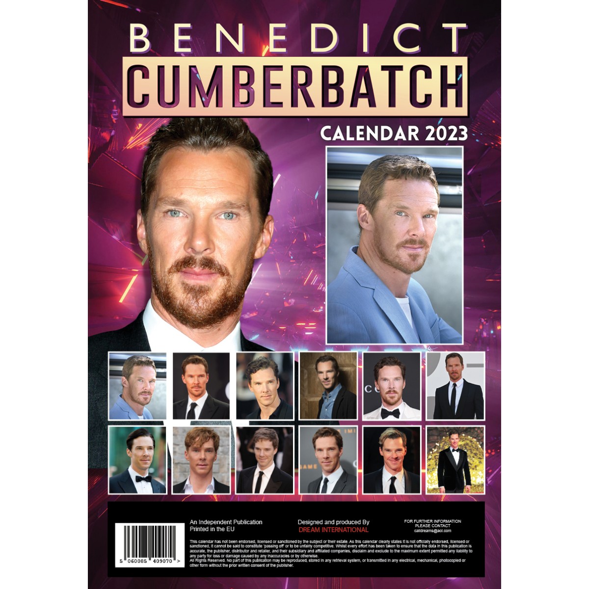 Kalendář 2023 - Benedict Cumberbatch / A3 Kalendář 2023 - Benedict Cumberbatch / A3