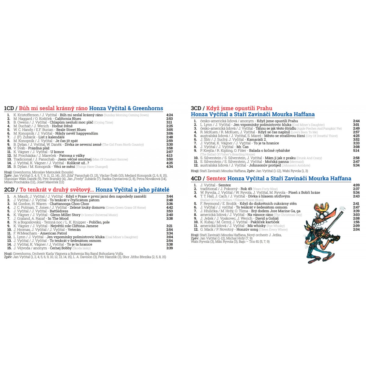 Legenda Honza Vyčítal (4x CD) Legenda Honza Vyčítal (4x CD)