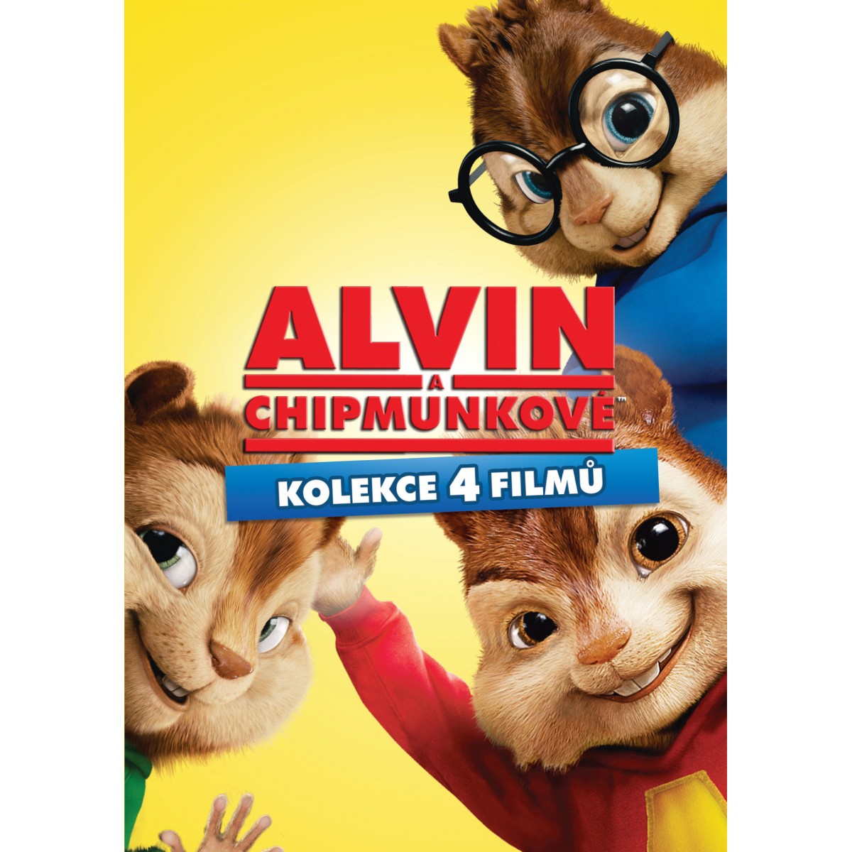 Alvin a Chipmunkové kolekce 1.-4. 4DVD