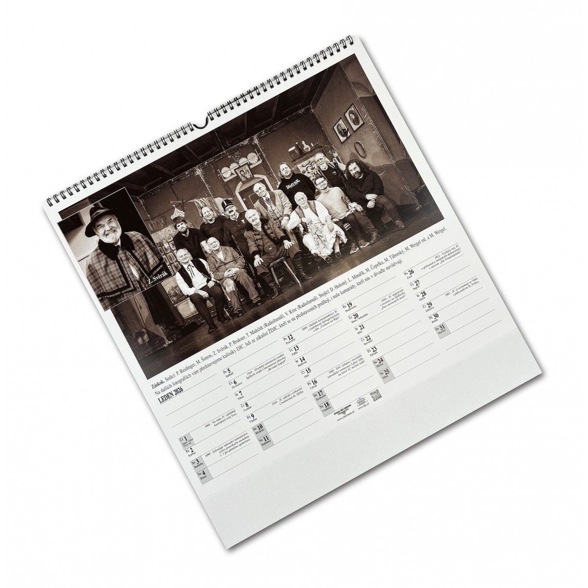 Kalendář stolní - Divadlo Járy Cimrmana 2025 - malý