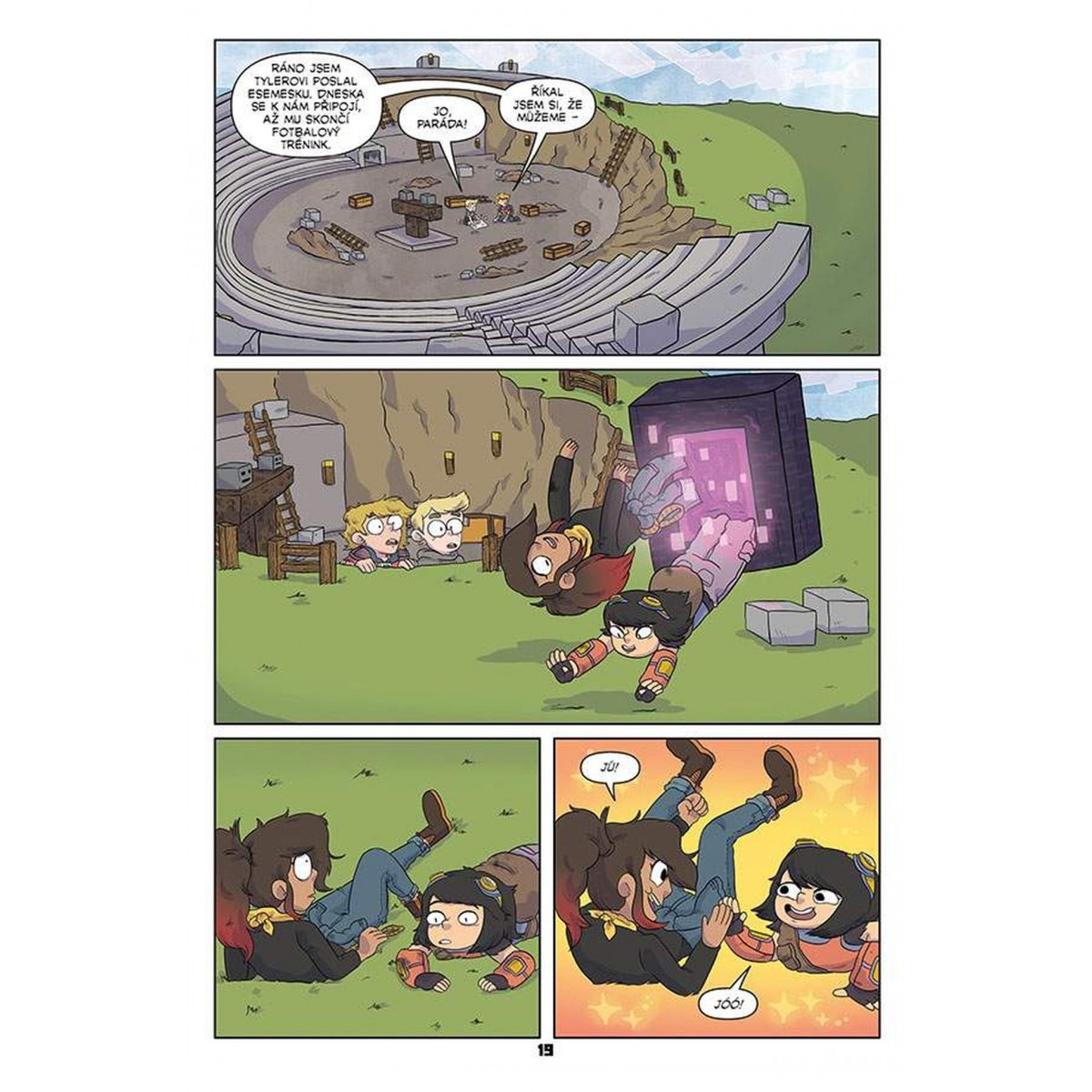 Minecraft komiks: První kniha příběhů