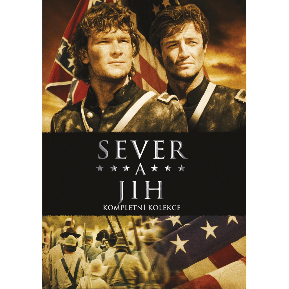 Sever a jih 1.-3. kniha- kolekce 8DVD