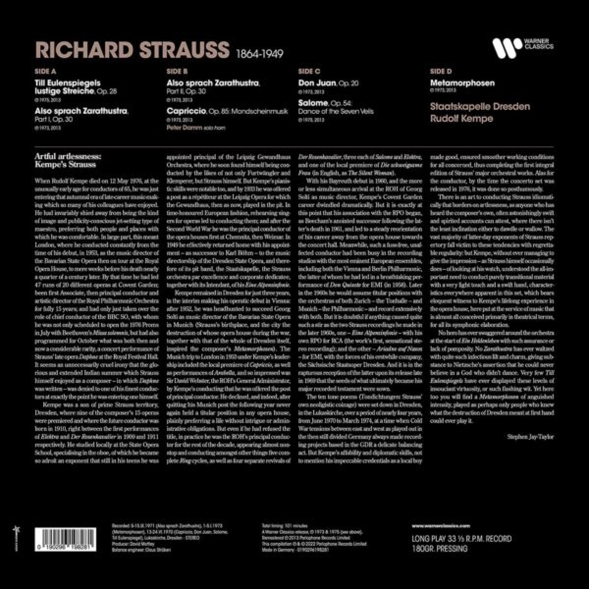 The Orchestral Music of Richard Strauss