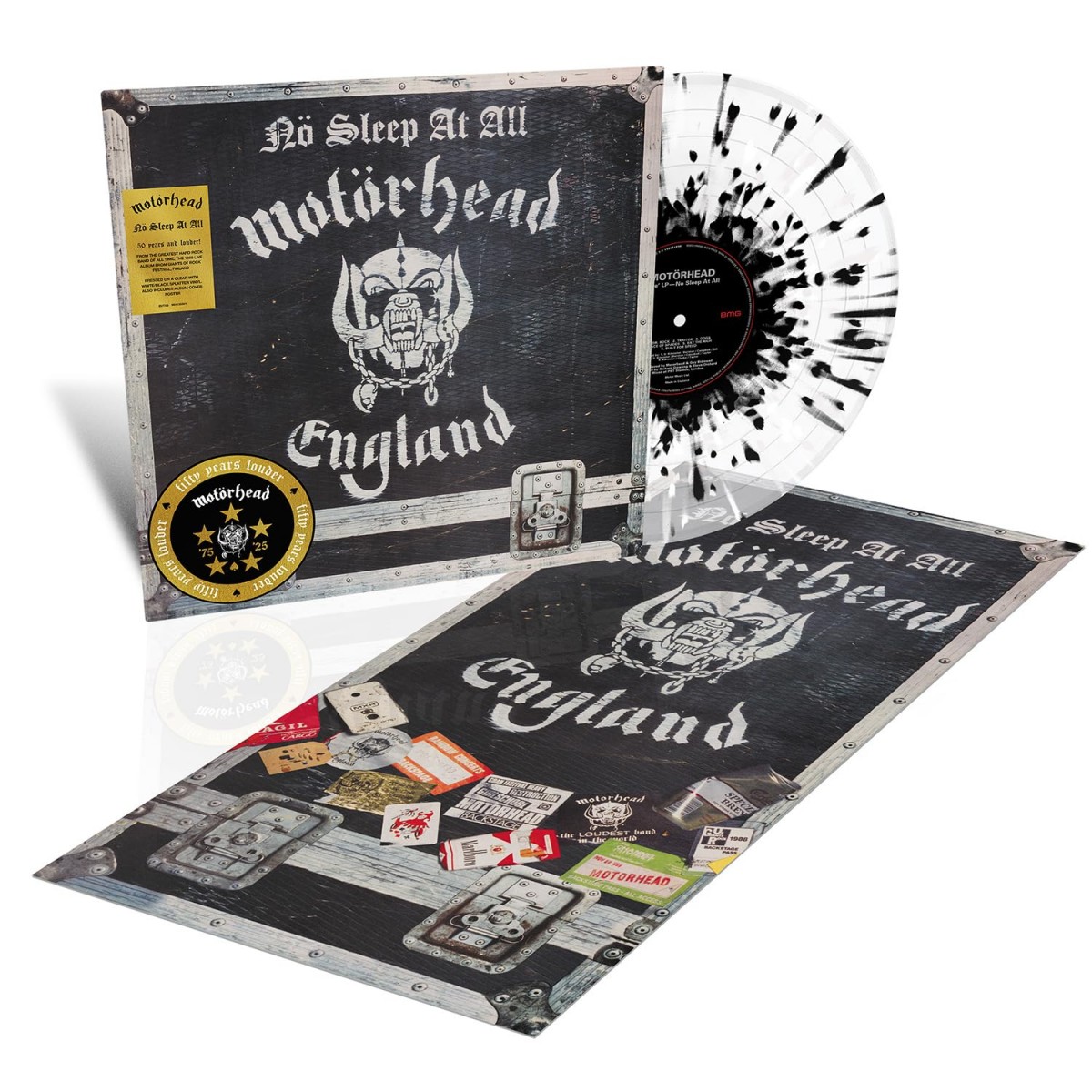 No Sleep At All (Clear & Black Splatter Coloured) No Sleep At All (Clear & Black Splatter Coloured)