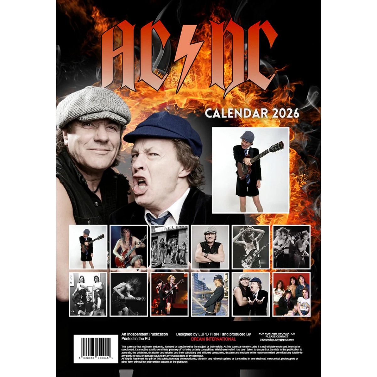 Kalendář 2026 - AC / DC - A3
