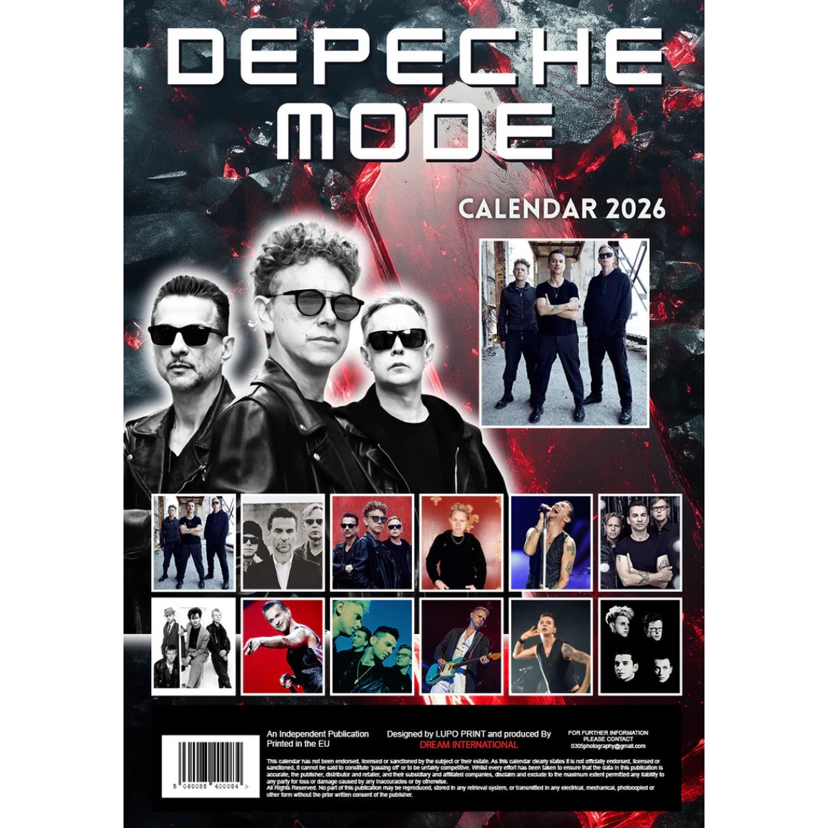 Kalendář 2026 - Depeche Mode - A3 Kalendář 2026 - Depeche Mode - A3