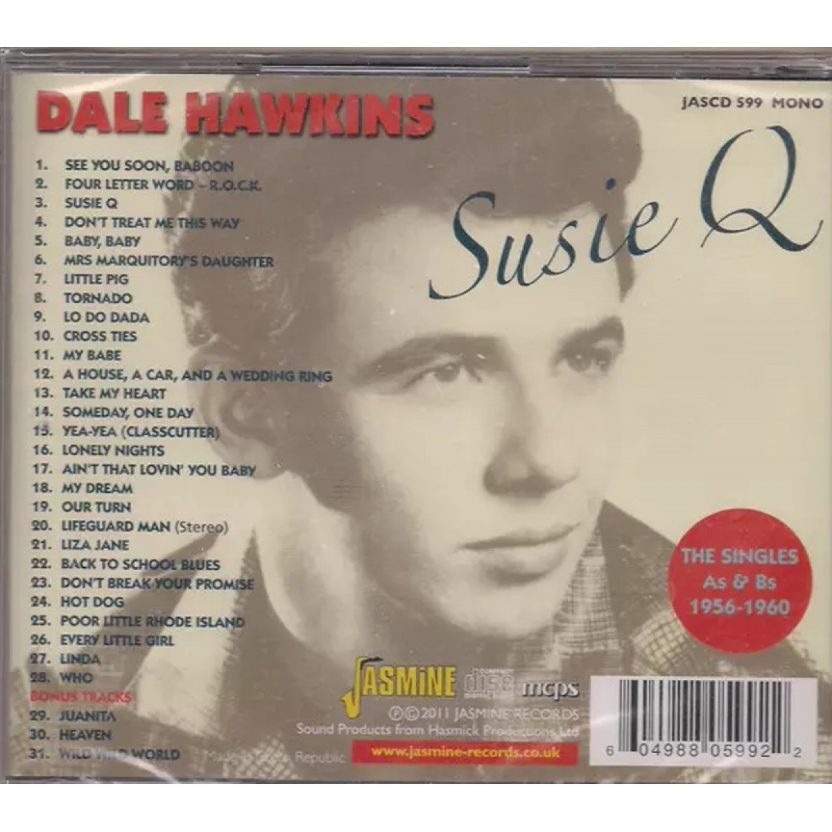 Suzie Q - the Singles As & Bs 1956-1960