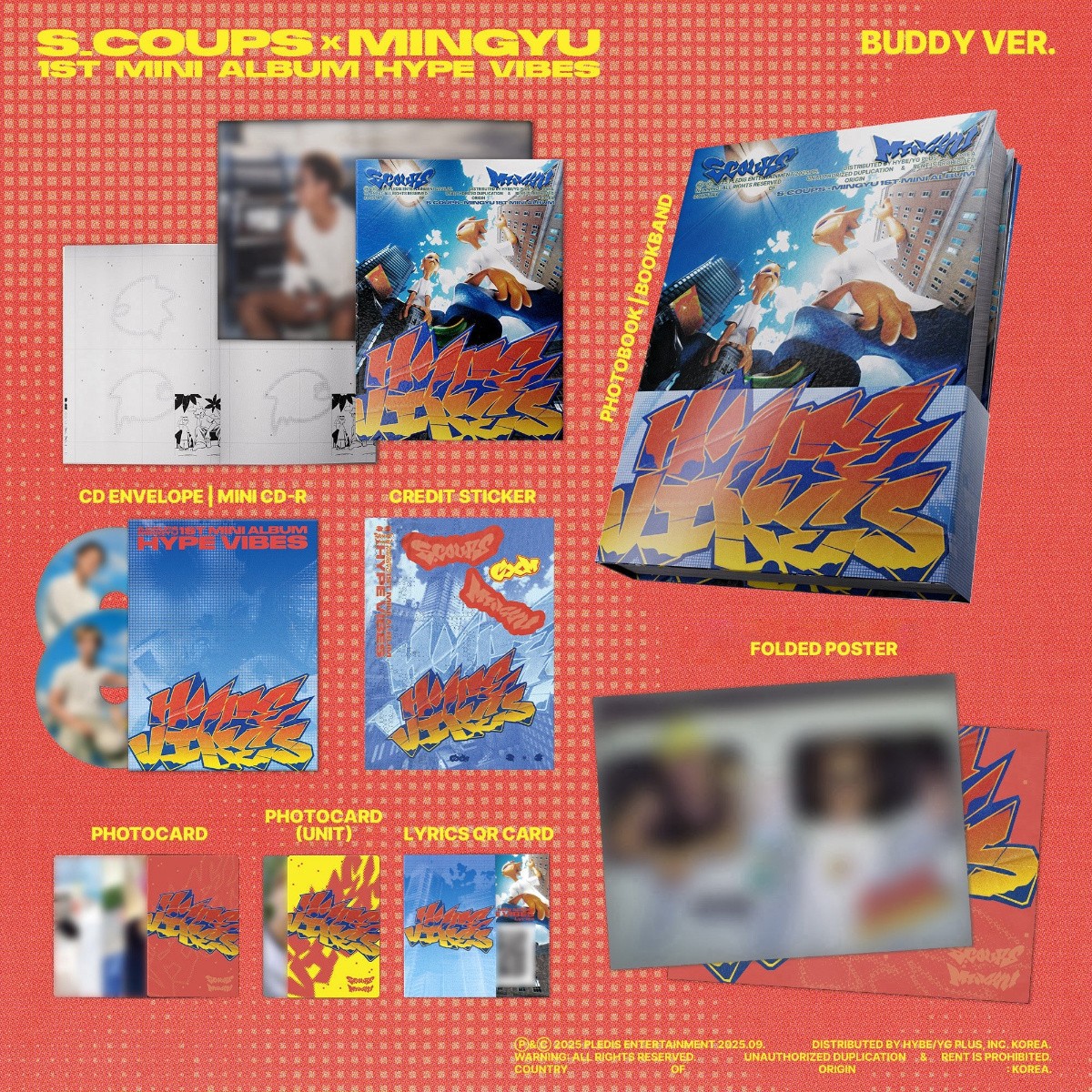 CxM 1st Mini Album 'HYPE VIBES' Buddy Version CxM 1st Mini Album 'HYPE VIBES' Buddy Version