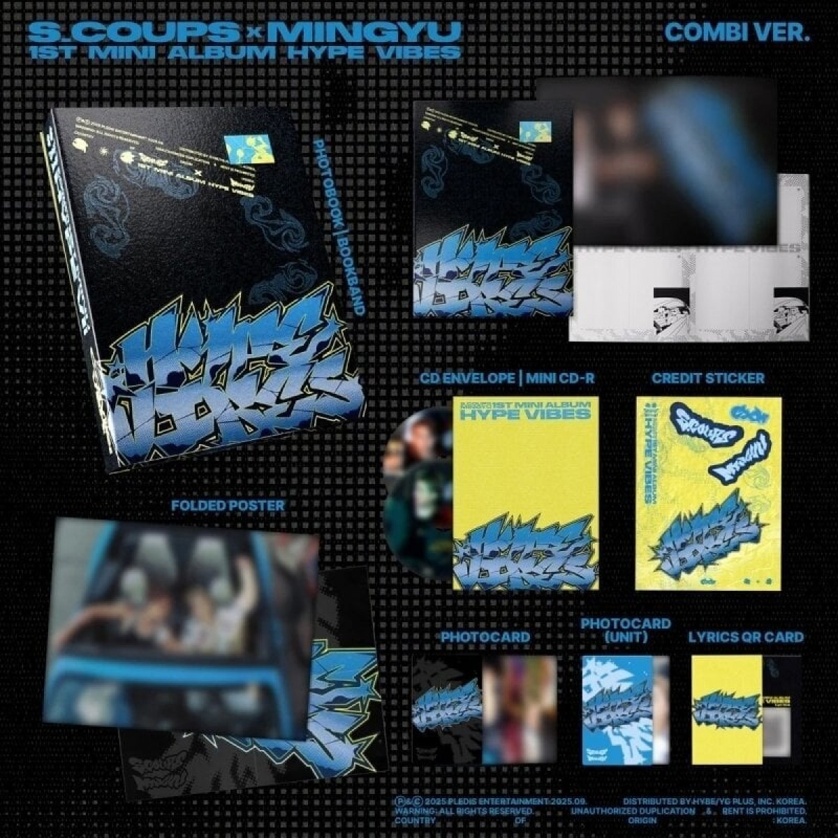 CxM 1st Mini Album 'HYPE VIBES' Combi Version CxM 1st Mini Album 'HYPE VIBES' Combi Version