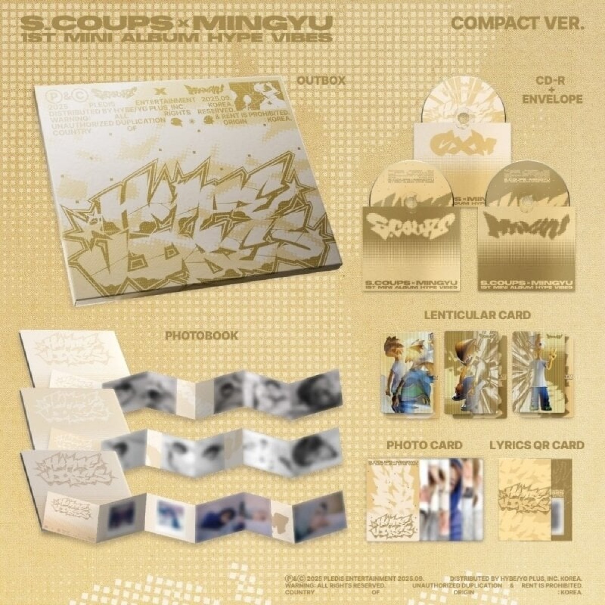 CxM 1st Mini Album 'HYPE VIBES' COMPACT Version