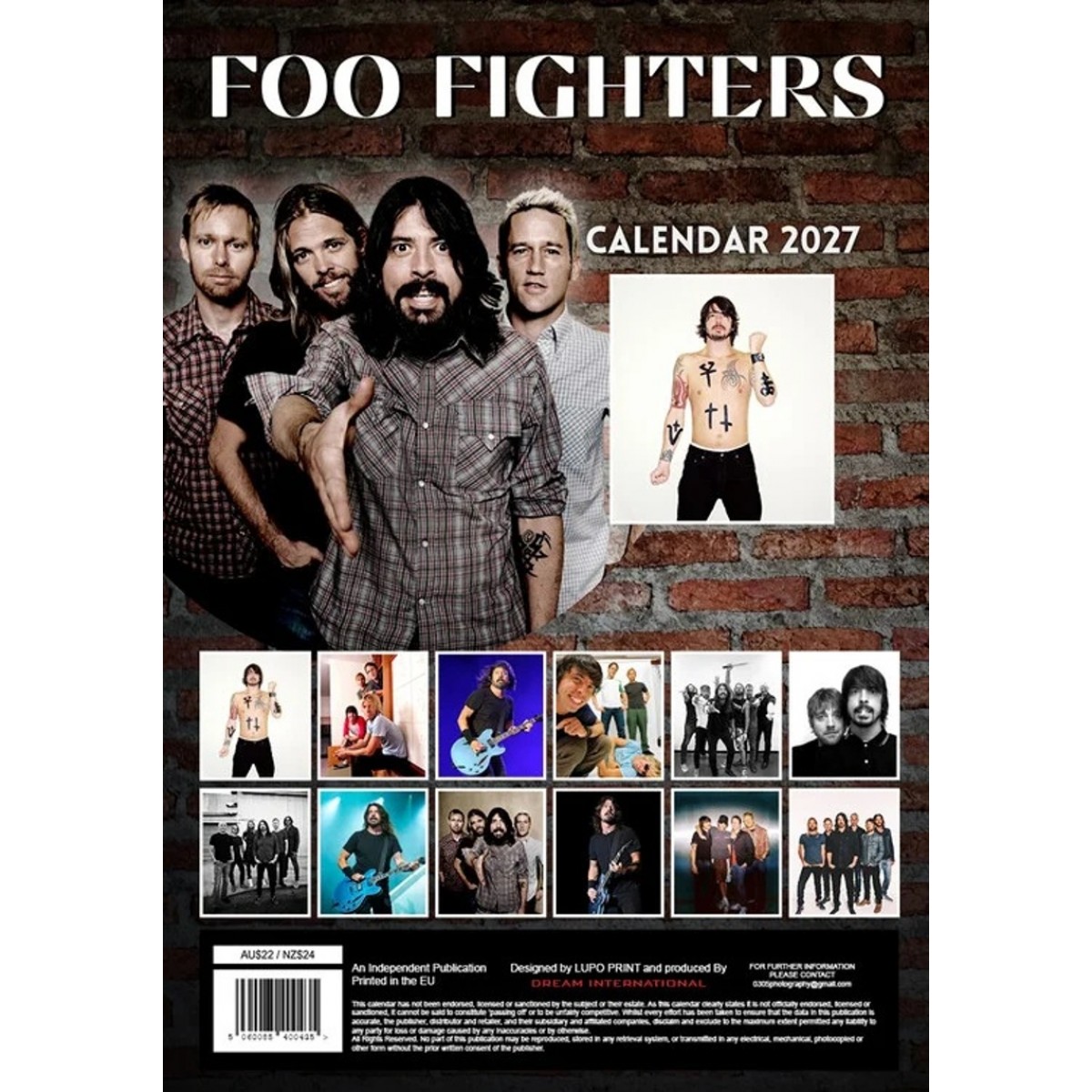 Kalendář 2027 - FOO FIGHTERS