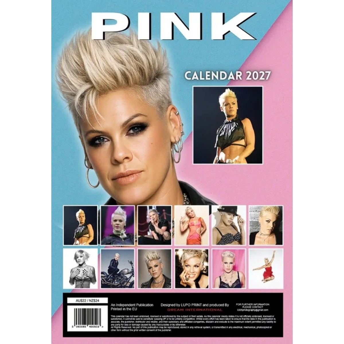 Kalendář 2027 - PINK