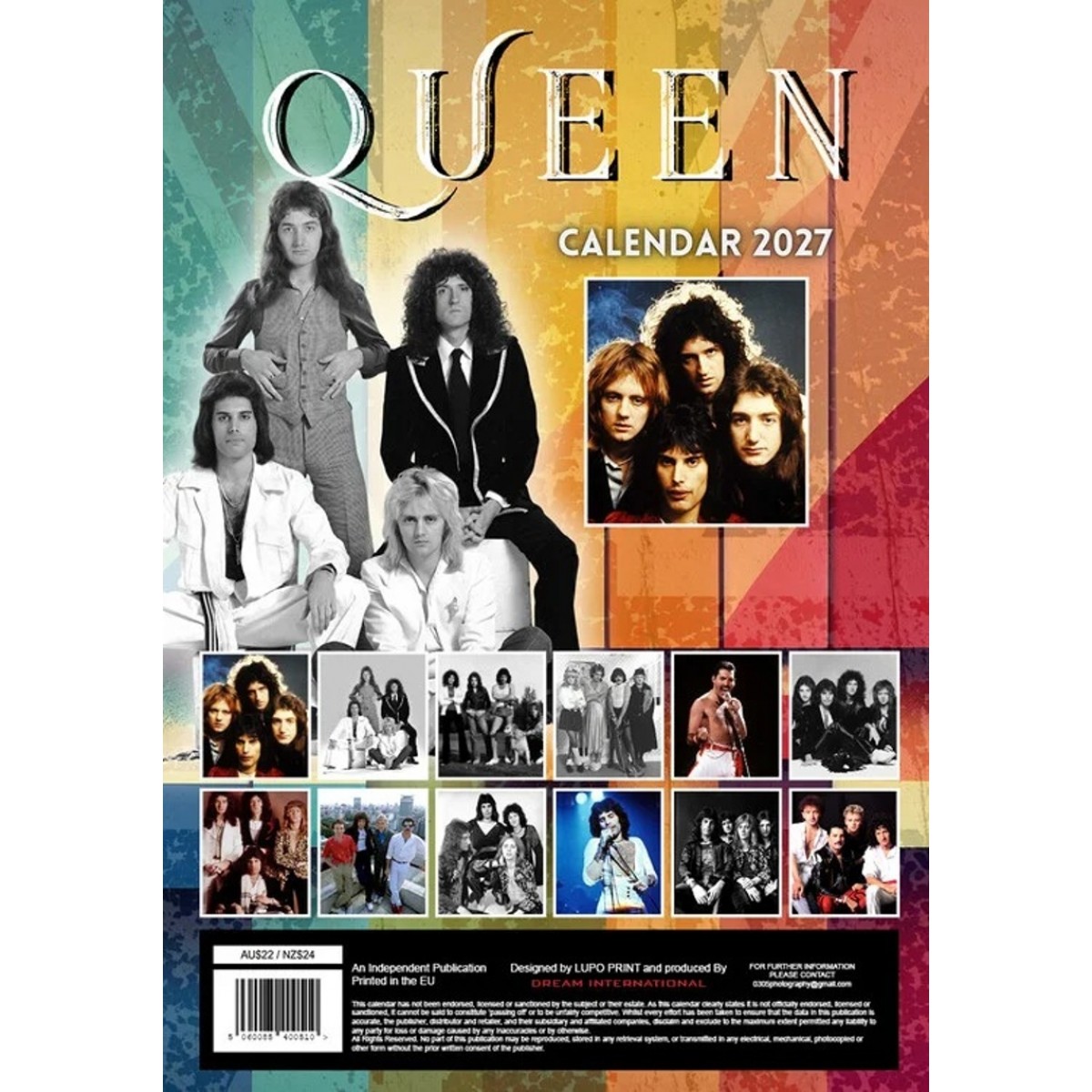 Kalendář 2027 - QUEEN