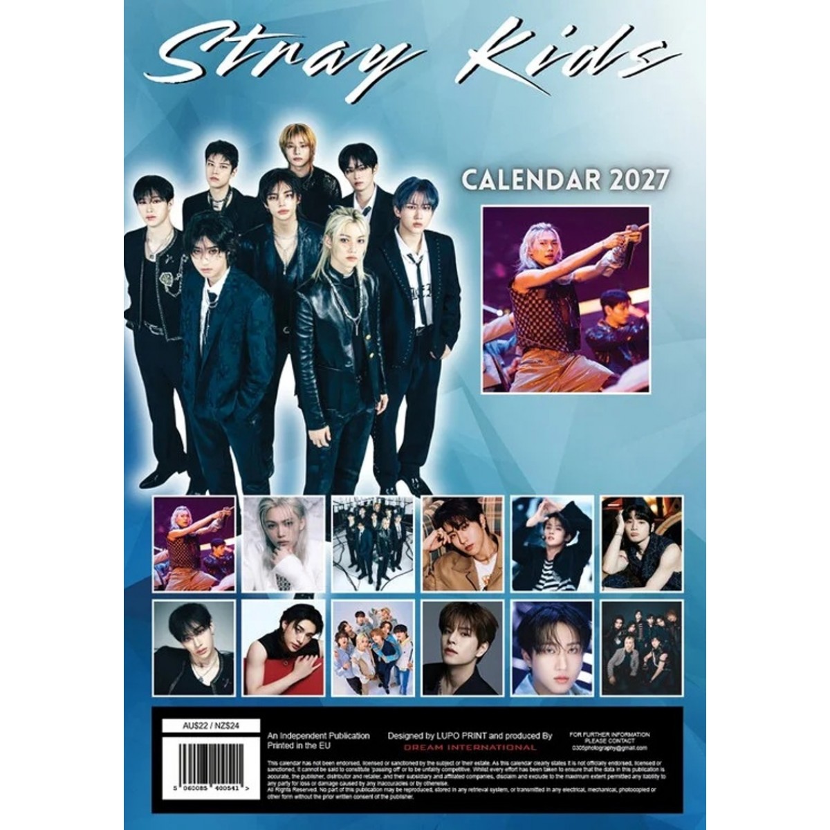 Kalendář 2027 - STRAY KIDS