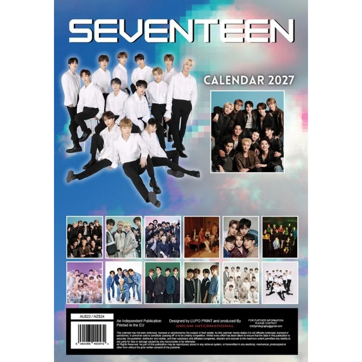 Kalendář 2027 - SEVENTEEN