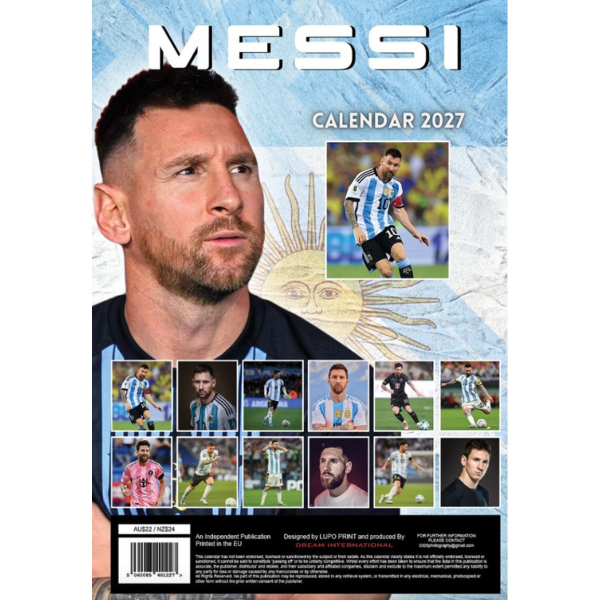 Kalendář 2027 - MESSI