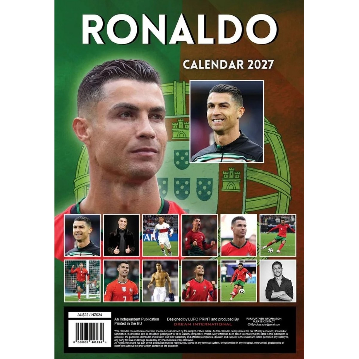 Kalendář 2027 - RONALDO